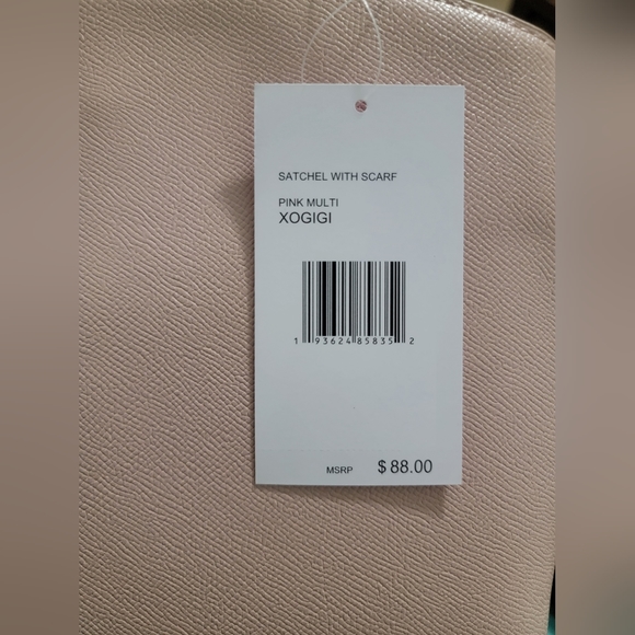 BETSEY JOHNSON Triple Compartment Satchel with Scarf - Picture 16 of 16